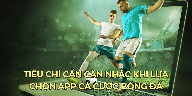 Tiêu chí cần cân nhắc khi lựa chọn app cá cược bóng đá